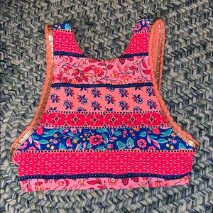 Aerie XS High Neck Bikini Top